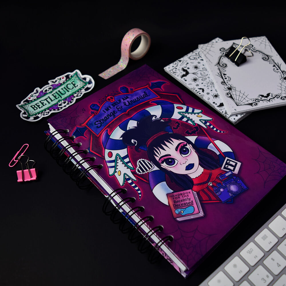 Lydia Deetz beetlejuice cuaderno A5