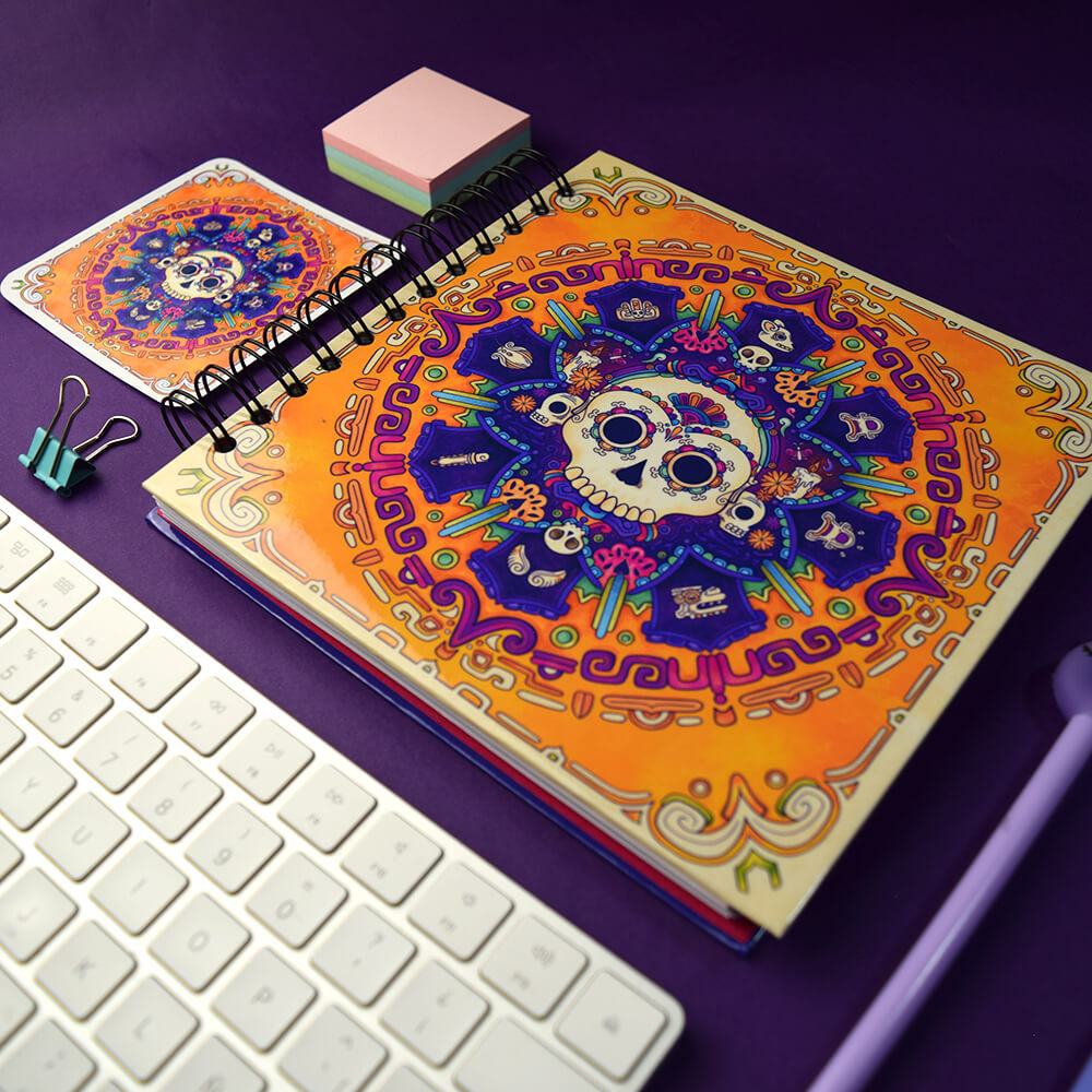 Cuaderno “Mictlán” — Día de Muertos