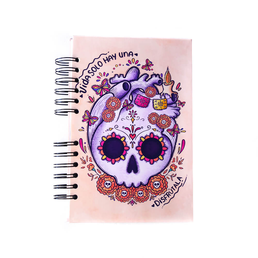 Cuaderno “Vida solo hay una” — Día de Muertos