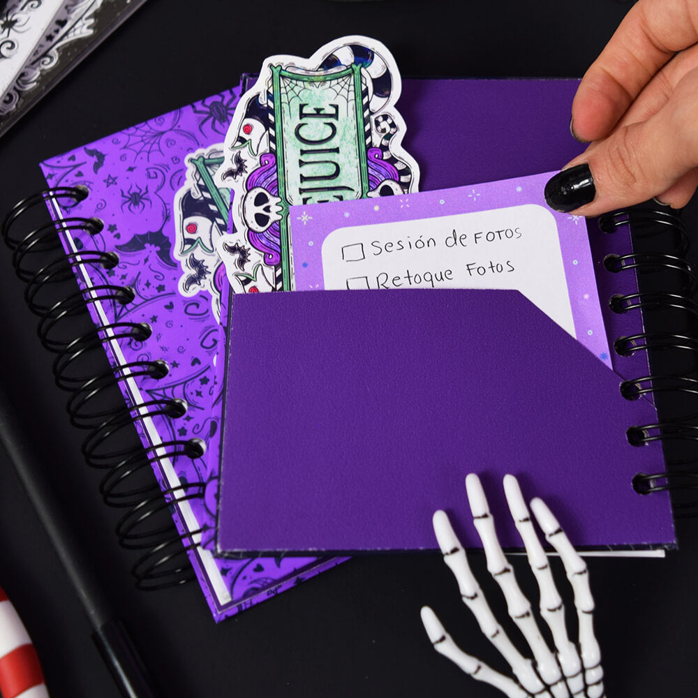 Lydia Deetz beetlejuice cuaderno A5