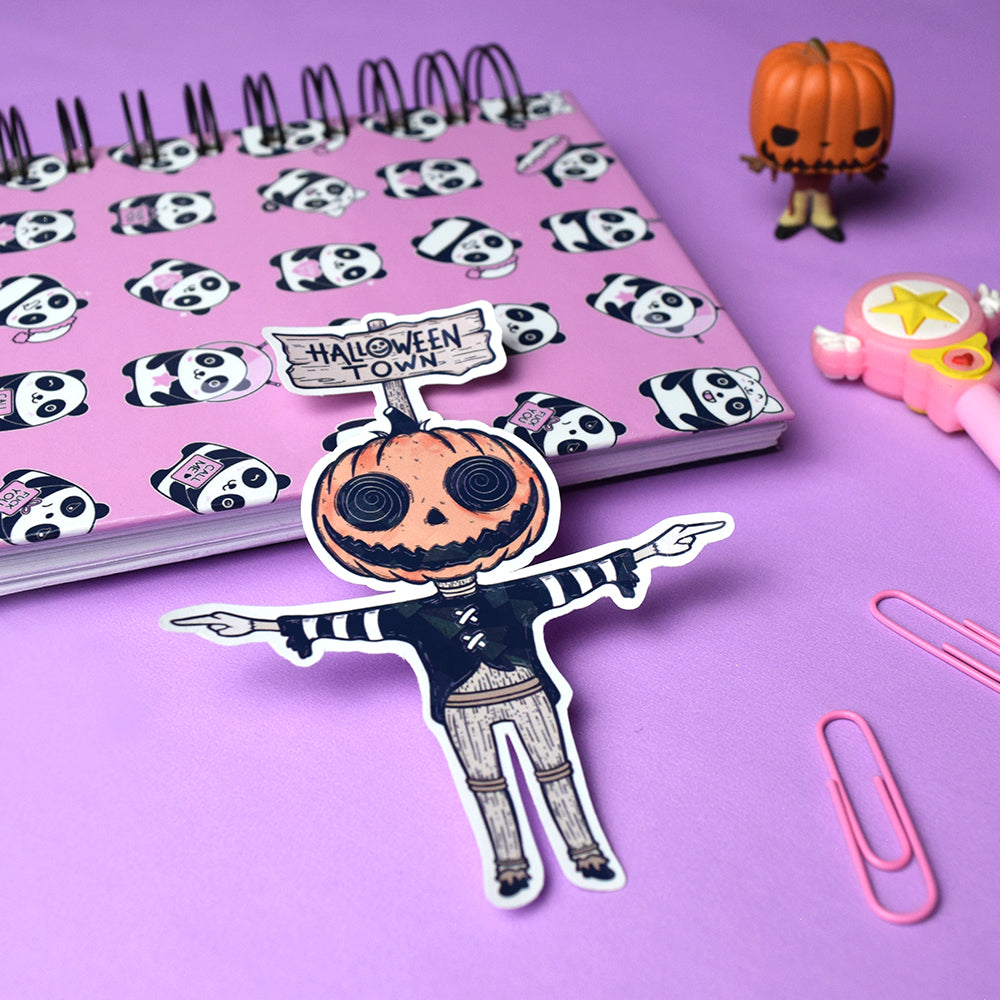 The pumpkin king sticker holográfico