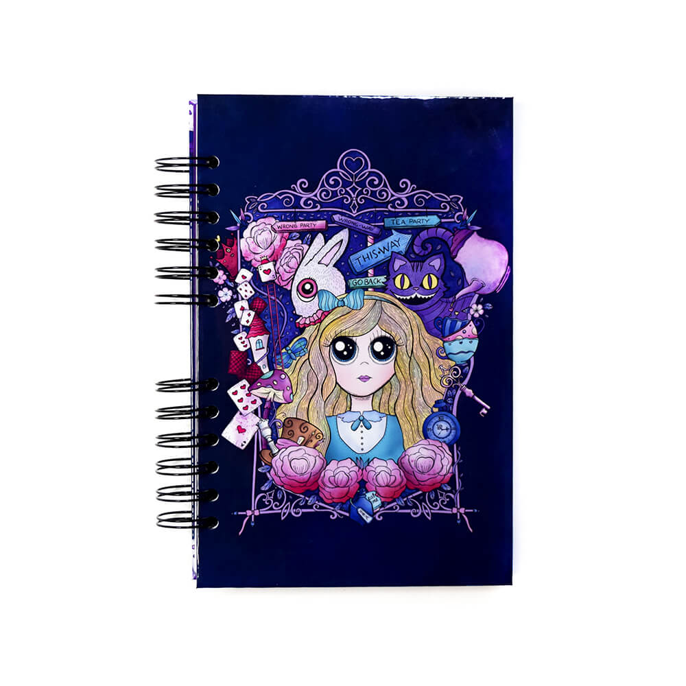 Alicia en el país de las maravillas cuaderno A5