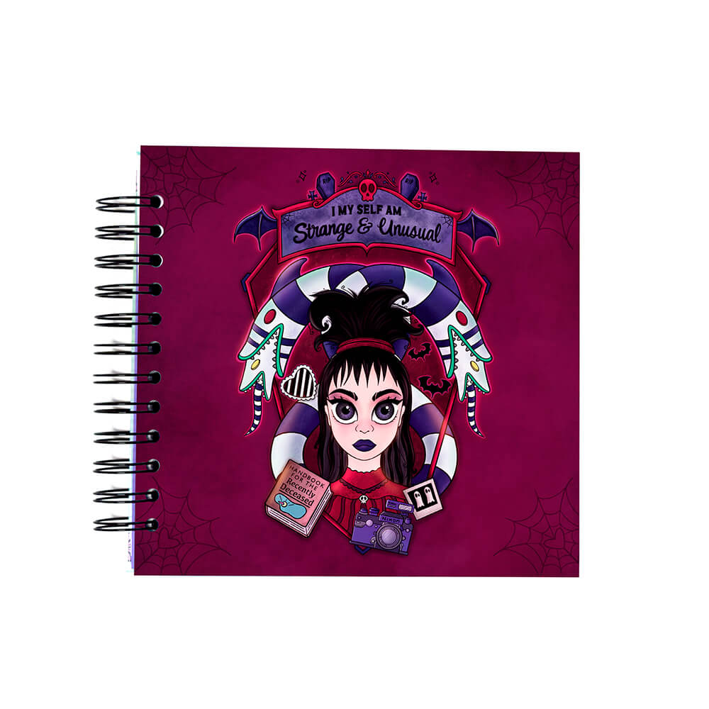 Lydia Deetz beetlejuice cuaderno