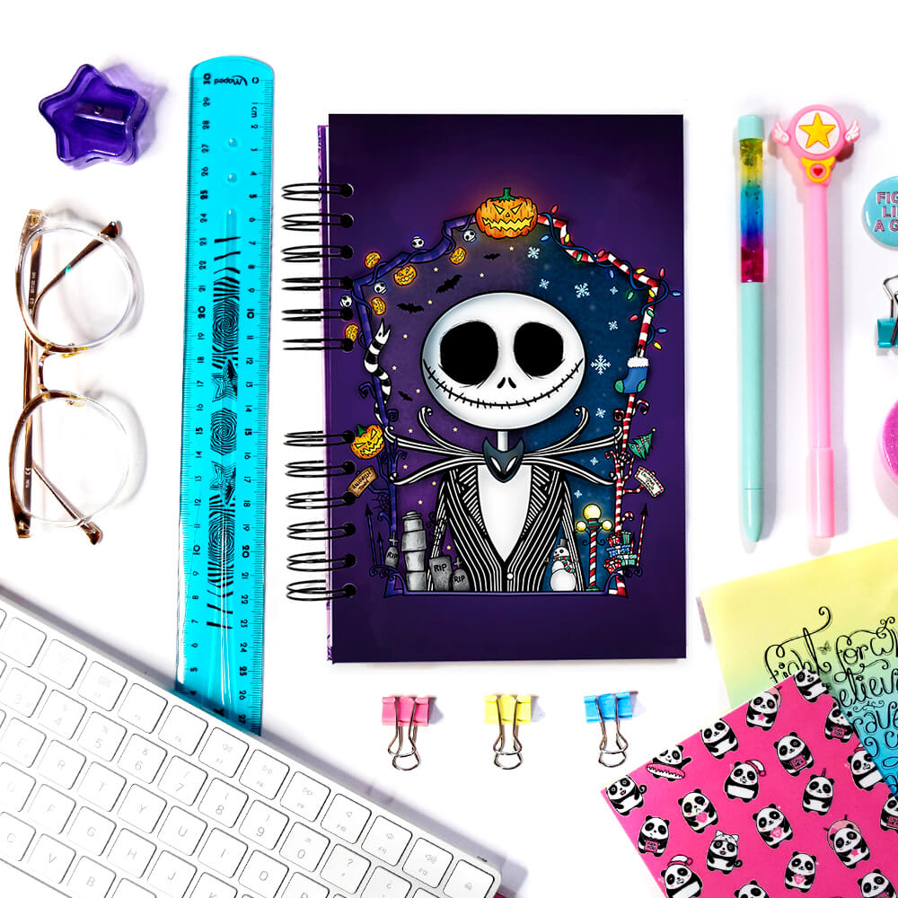 Jack skellington cuaderno A5