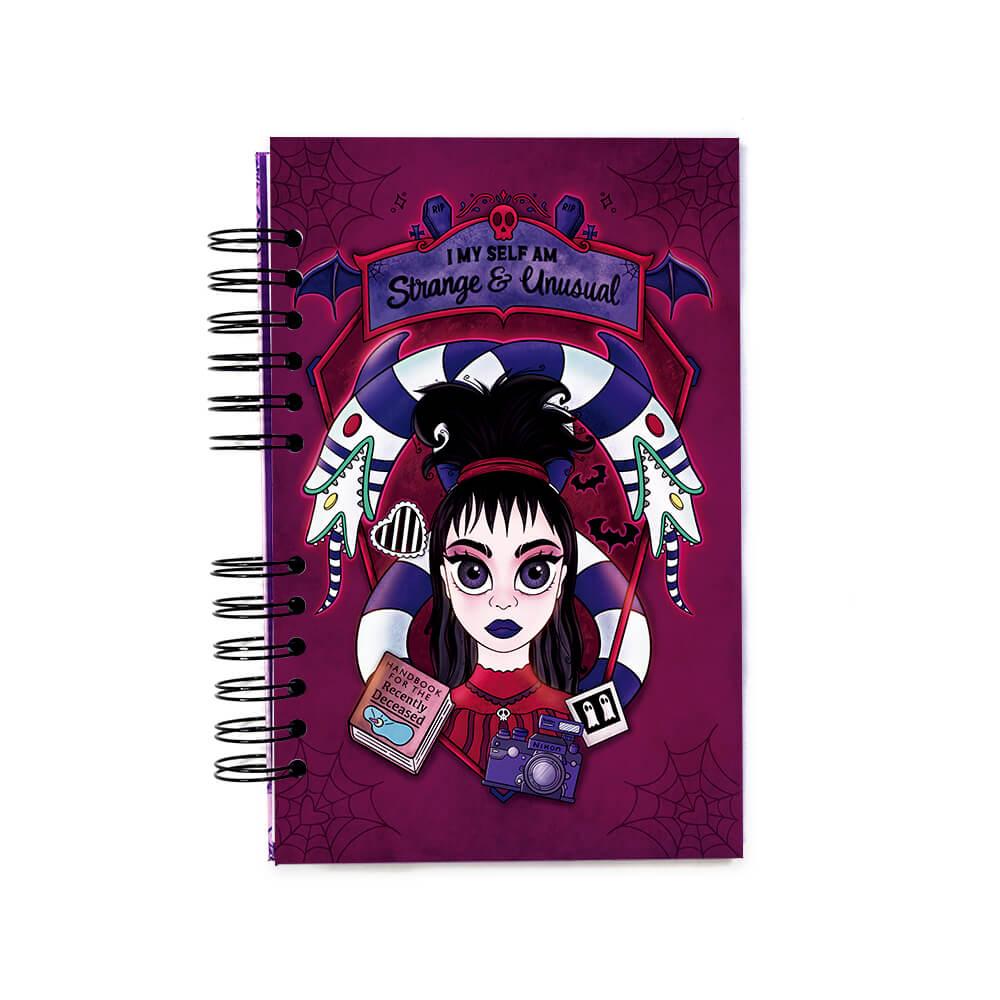 Lydia Deetz beetlejuice cuaderno A5