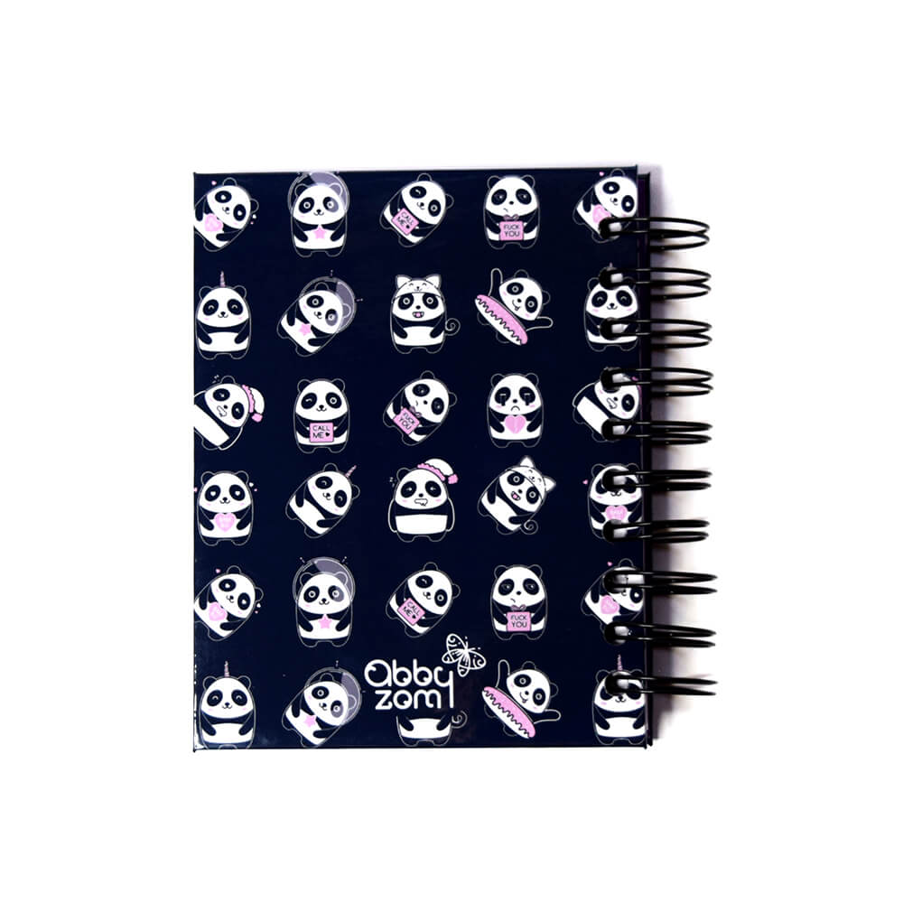 Cuaderno pocket pandas pattern
