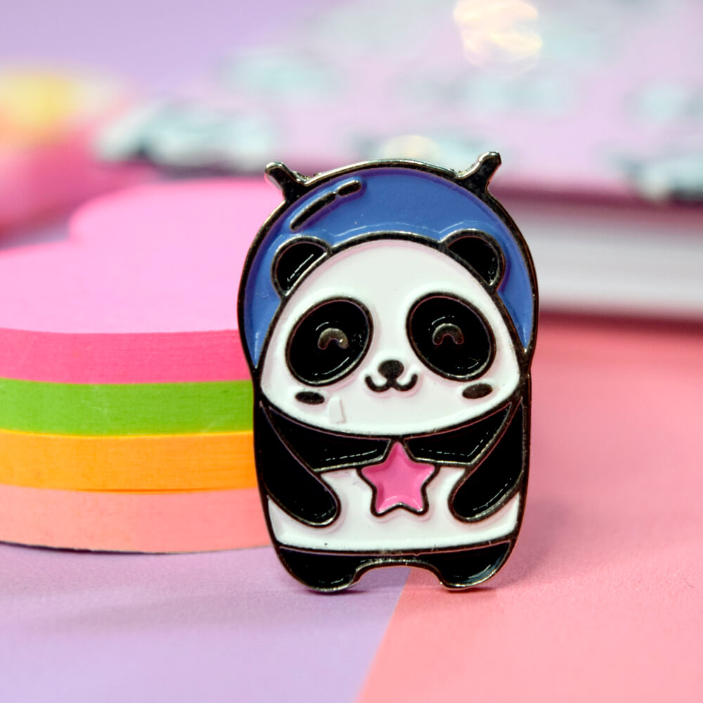 Pin coleccionable galaxy panda