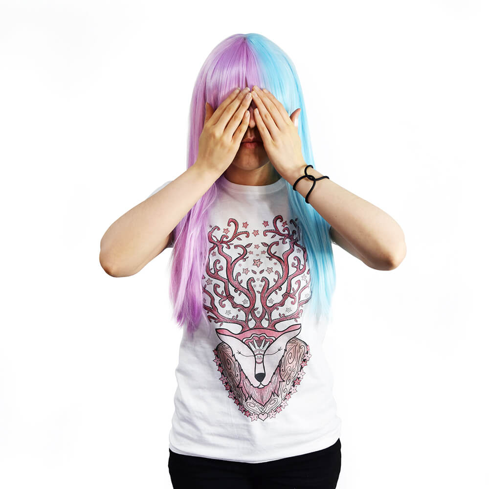 Playera venado árbol de la vida