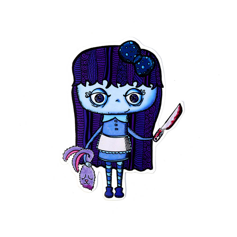 Spooky Alice sticker