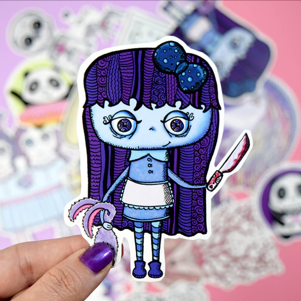 Spooky Alice sticker