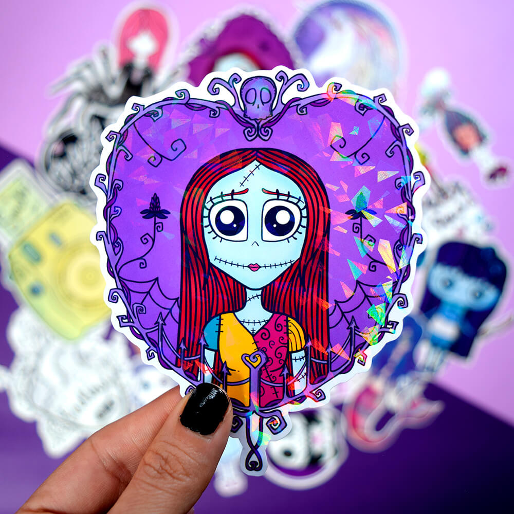 Sally sticker holográfico