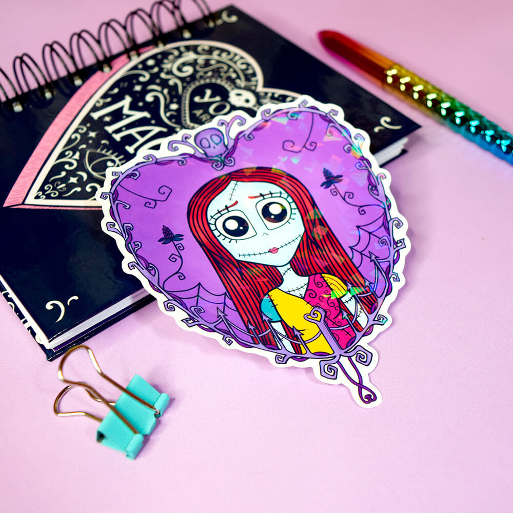 Sally sticker holográfico