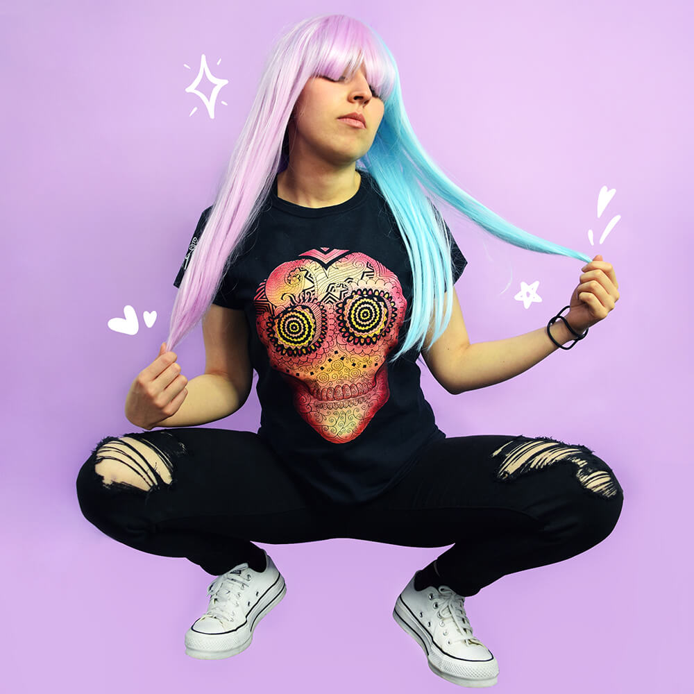 Playera calavera